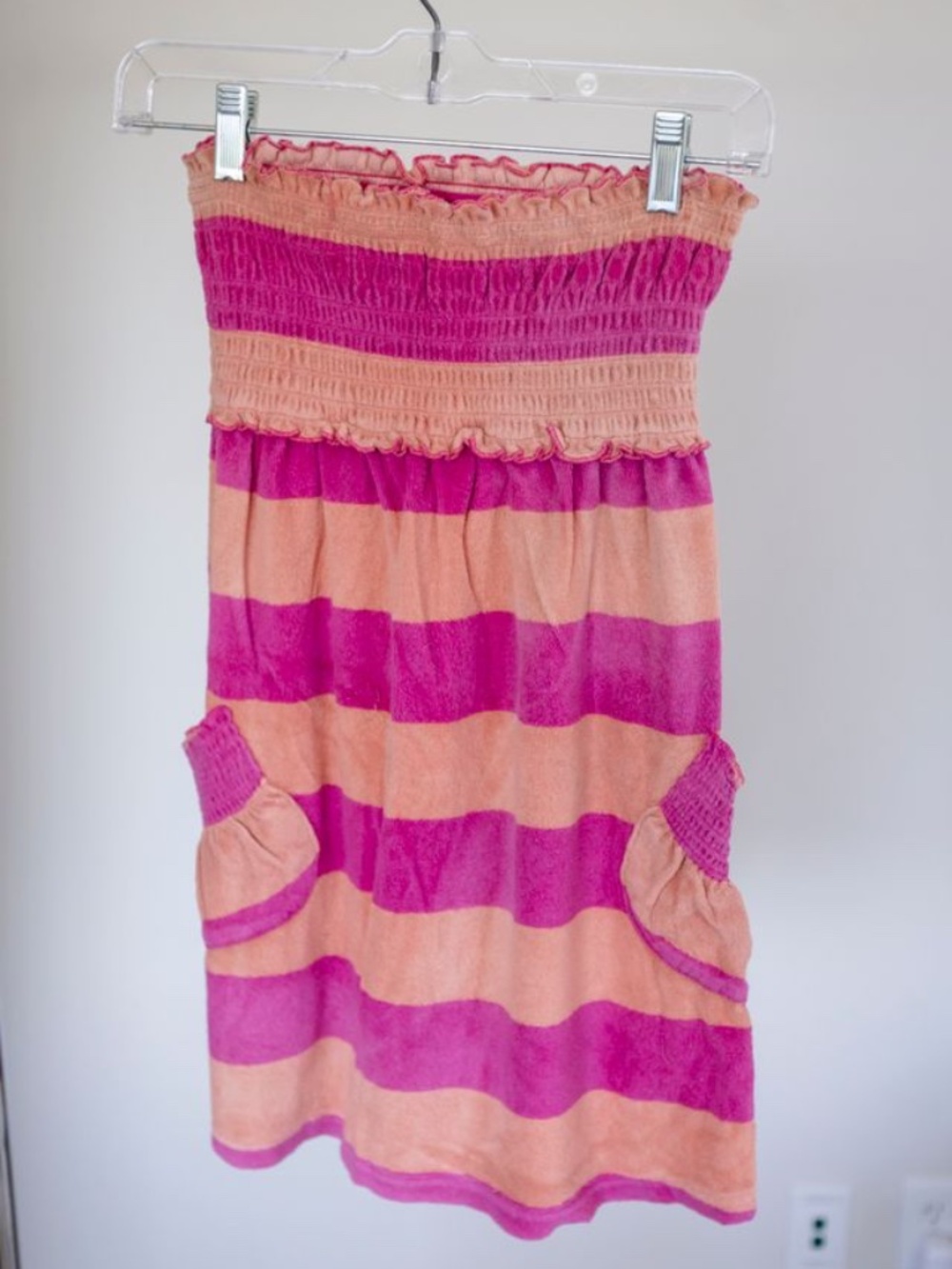Stripped Swimsuit Coverup